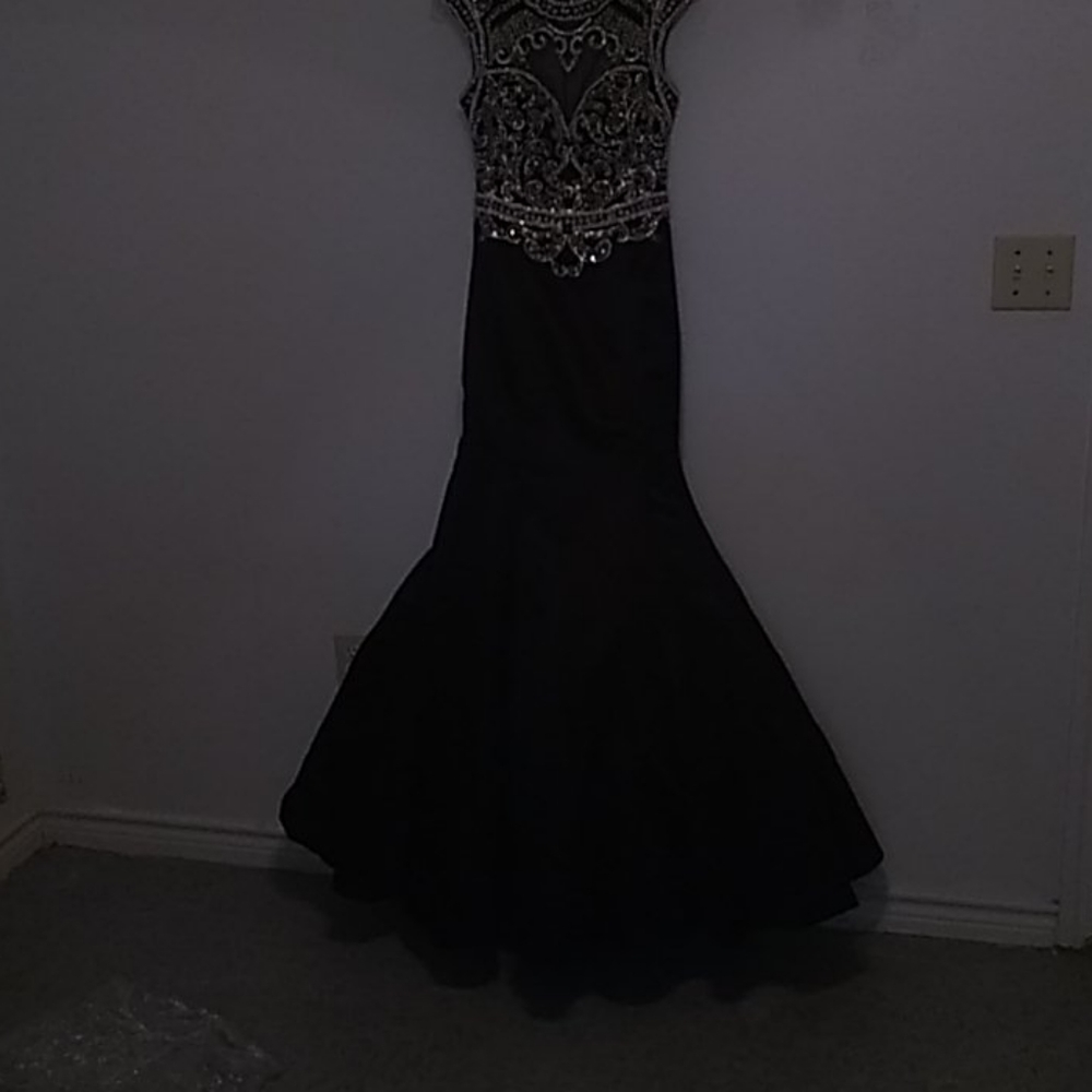 Long. Black. Prom. Dress